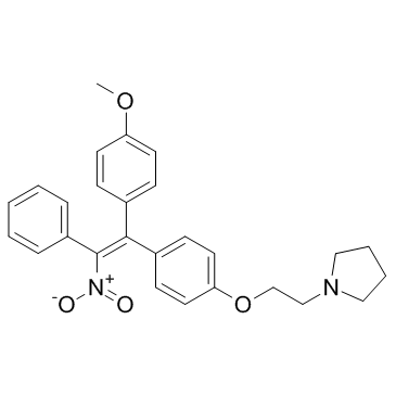 Nitromifene (CI628) 化学構造