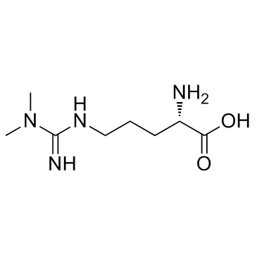 Asymmetric dimethylarginine Chemische Struktur