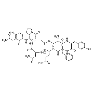 Ornipressin (POR-8) Chemische Struktur