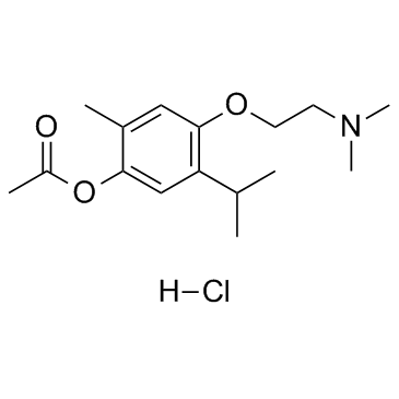 Moxisylyte hydrochloride (Thymoxamine hydrochloride) 化学構造