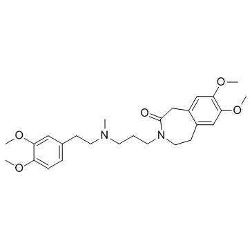 Zatebradine (UL-FS49) 化学構造