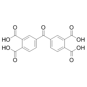 Benzophenonetetracarboxylic acid (Benzophenone-3,3',4,4'-tetracarbonic acid) 化学構造