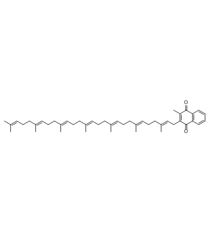 Menaquinone-7 (Vitamin K2-7) Chemische Struktur