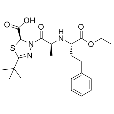 Utibapril (FPL 63547) Chemische Struktur