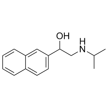 Pronethalol ((±)-Pronethalo) 化学構造