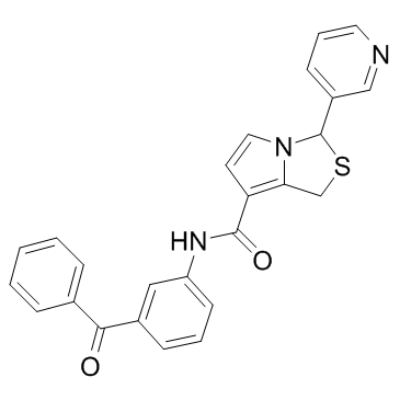 Tulopafant (RP 59227) Chemische Struktur
