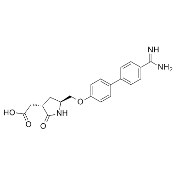 Fradafiban (BIBU-52) 化学構造