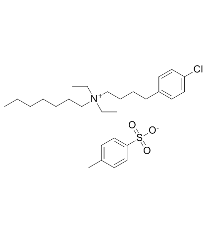 Clofilium tosylate التركيب الكيميائي