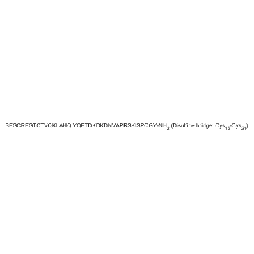 Adrenomedullin (AM) (13-52), human  Chemical Structure