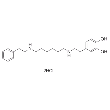 Dopexamine hydrochloride (FPL60278AR) Chemische Struktur