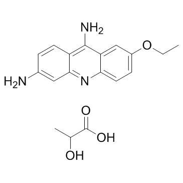 Ethacridine lactate (Acrinol) 化学構造