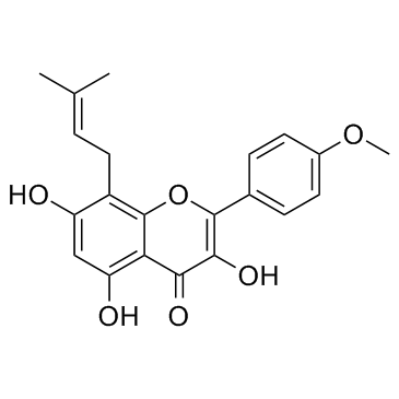 Icaritin (Anhydroicaritin) Chemische Struktur