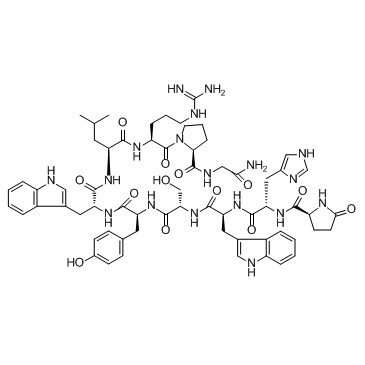 Triptorelin ([DTrp6]-LH-RH)  Chemical Structure