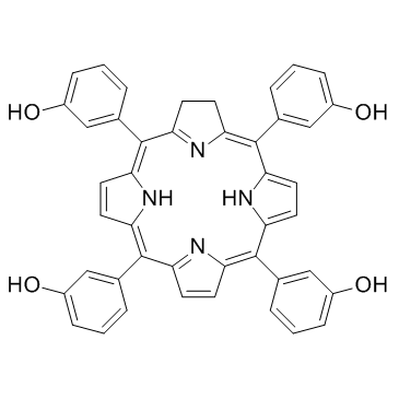 Temoporfin (m-THPC) 化学構造