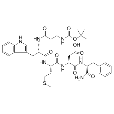 Pentagastrin (ICI-50123) Chemische Struktur
