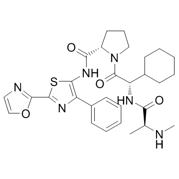 CUDC-427 (GDC-0917) Chemische Struktur