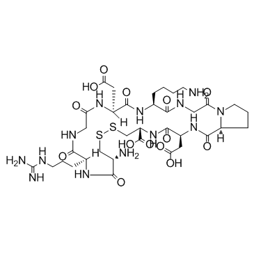 iRGD peptide (c(CRGDKGPDC))  Chemical Structure