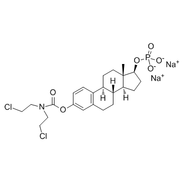 Estramustine phosphate sodium Chemische Struktur