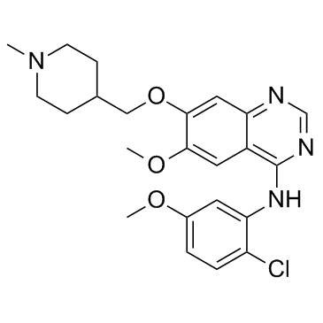 AZM475271 (M475271) 化学構造