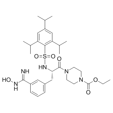 Upamostat (WX-671) 化学構造