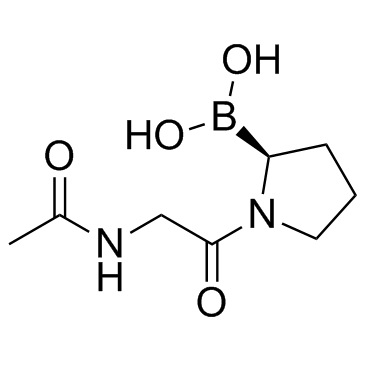 Ac-Gly-BoroPro Chemische Struktur