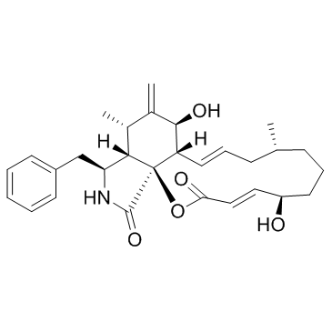 Cytochalasin B (Phomin) التركيب الكيميائي