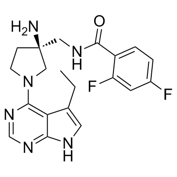 PF-AKT400 (AKT protein kinase inhibitor)  Chemical Structure