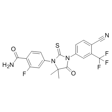 N-desmethyl Enzalutamide (N-desmethyl MDV 3100) Chemical Structure