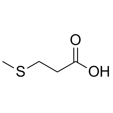 3-(Methylthio)propionic acid (3-Methylsulfanylpropionic acid) Chemical Structure