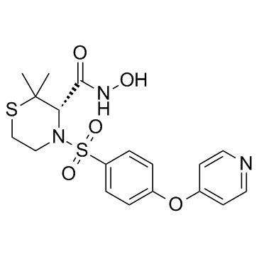 Prinomastat (AG3340)  Chemical Structure