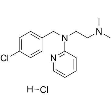 Chloropyramine hydrochloride  Chemical Structure