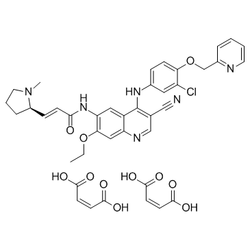 Pyrotinib dimaleate (SHR-1258 dimaleate)  Chemical Structure