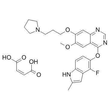 Cediranib maleate (AZD-2171 maleate)  Chemical Structure
