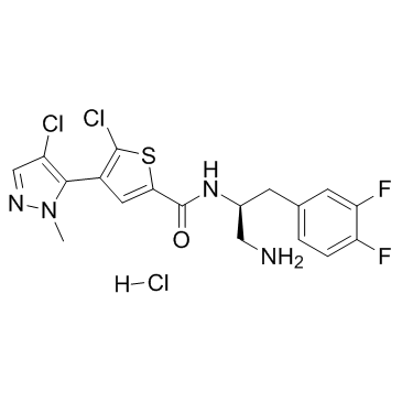 GSK2110183 hydrochloride التركيب الكيميائي