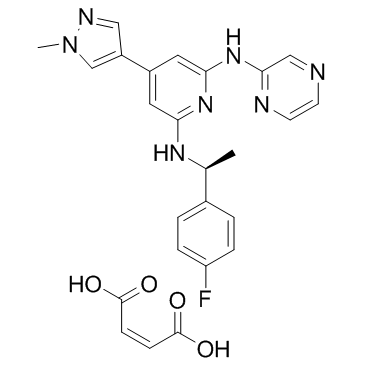 Ilginatinib maleate (NS-018 (maleate))  Chemical Structure