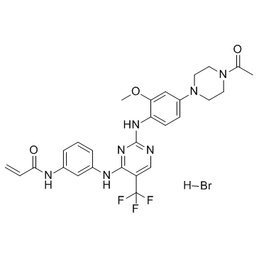 Rociletinib hydrobromide (CO-1686 (hydrobromide)) التركيب الكيميائي