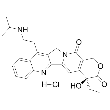 Belotecan hydrochloride (CKD-602) Chemische Struktur