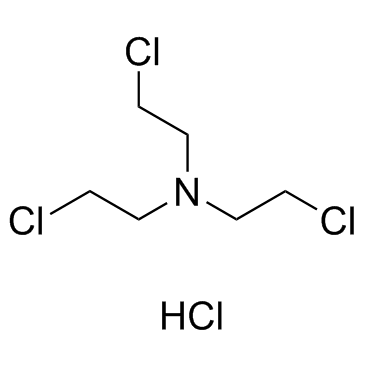 Trichlormethine hydrochloride (Tris(2-chloroethyl)amine hydrochloride) Chemical Structure