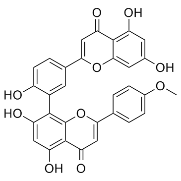 Podocarpusflavone A التركيب الكيميائي