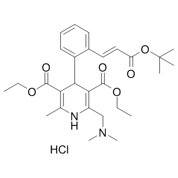 Teludipine hydrochloride (GR53992B) 化学構造