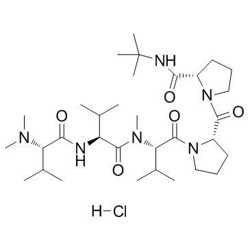 Tasidotin hydrochloride (ILX651) Chemische Struktur