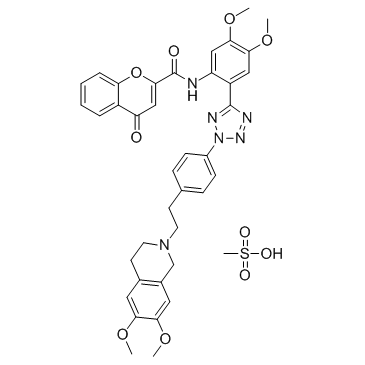 Encequidar mesylate (HM30181 (mesylate)) Chemical Structure