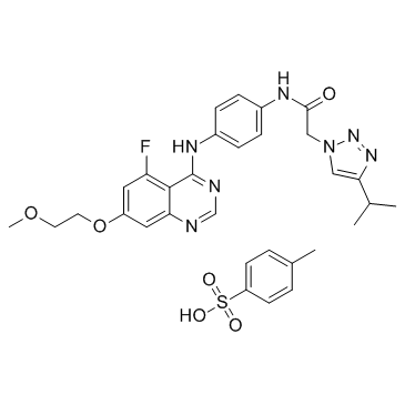 AZD3229 Tosylate 化学構造