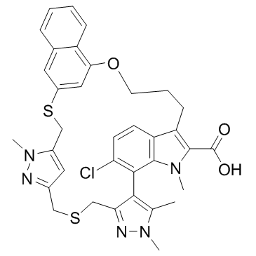 AZD-5991 Racemate Chemical Structure