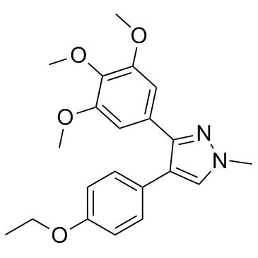 Tubulin inhibitor 1 化学構造