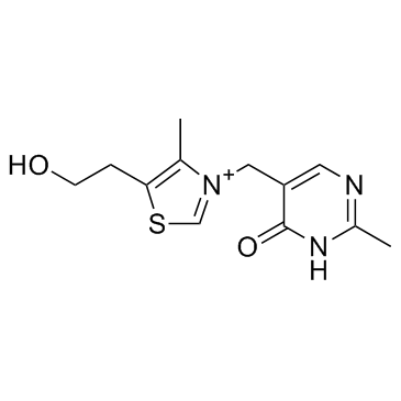 Oxythiamine (Hydroxythiamin) Chemische Struktur