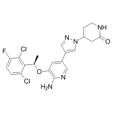 2-Keto Crizotinib (PF-06260182)  Chemical Structure