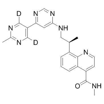 VX-984 (M9831) Chemische Struktur