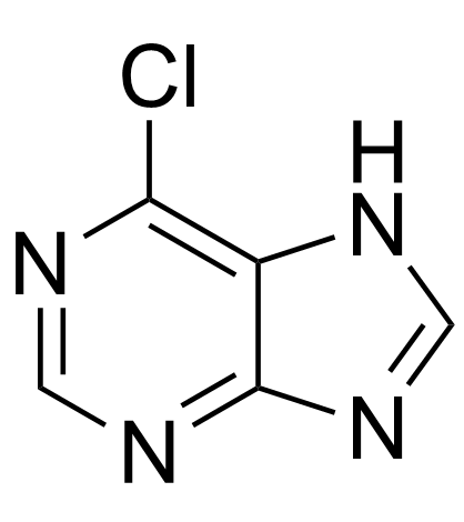 6-Chloropurine (6-Chloro-9H-purine) التركيب الكيميائي