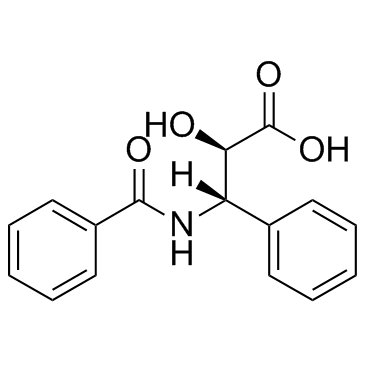 N-Benzoyl-(2R,3S)-3-phenylisoserine Chemische Struktur